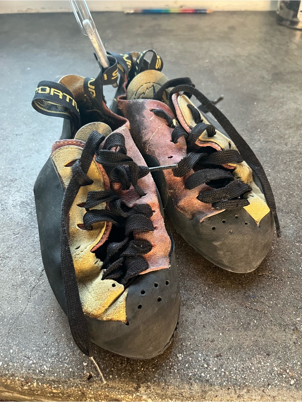 La Sportiva Testarossa original version size 38 Rock Climbing Shoes